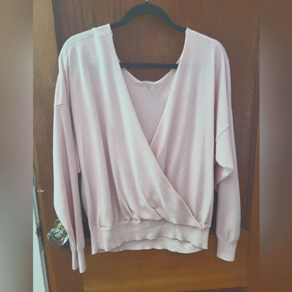 Wrap sweater